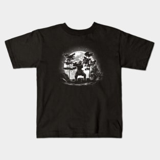 Moonlight Samurai Kids T-Shirt